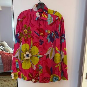 Floral Pink Men's Shirt- Gucci
